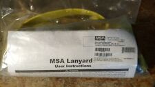 Msa Lanyard 10072474 Single Shock Lc Harness Connection 6 Ft Adjustable