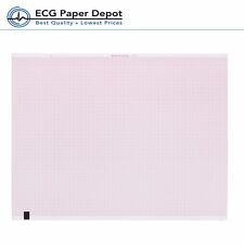 Ge Marquette Ecg Recording Machine Paper Ekg Paper Chart Red Grid Z Fold 5 Pack