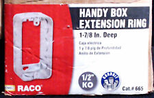 Raco 665 Handy Box 4 X 2 X 1 78 Deep Extension Rings 4 With Conduit Kos