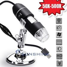 Handheld Digital Microscope Usb Hd Inspection Camera 500x Magnification With Stand