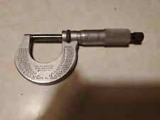 Starrett No 230rl 0 1 Outside Micrometer With Ratchet Stop Lock Nut