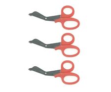 3 Red Utility Scissors Emtems Shears Bandage Paramedic Nurse Supplies 725