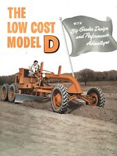 Allis Chalmers Model D Low Cost Motor Grader Road Patrol Sales Color Brochure