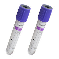 100pcs 2ml Lab Portable Use Vacuum Blood Collection Tubes Edta Tubes 1275mm Fda