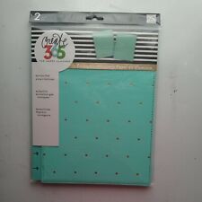 New Happy Planner Classic Snap In Cover Turquoisegold Dots 2pcs