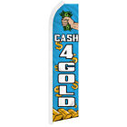 Cash For Gold Swooper Flag Advertising Flag Feather Flag Dinero Por Oro Pawn