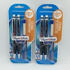 Paper Mate Mechanical Pencils 07mm 2 Pencils 5 Erasers Lead Lot Of 2 Packs