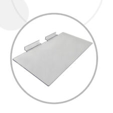100 Pcs 4 X 10 Slatwall Shoe Shelf Flat Styrene Display Fixture Clear Acrylic