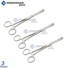 Odm 3 Sponge Forceps 75 Straight Surgical Instruments Body Piercing Tools