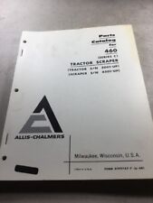 Allis Chalmers 460 Series C Tractor Scraper Parts Catalog