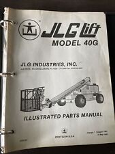 Jlg 40g Telescopic Boom Lift Illustrated Parts Catalog Book Guide Manual Shop