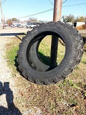 Two 83x2483 24 Cub Farmall Six Ply Tractor Tires With Tubes
