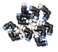 14 Tube X 14 Npt Male Swivel L Push To Connect Fitting Pneumatic 10 Pieces