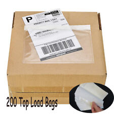 200 75x 55 Clear Adhesive Top Loading Packing List Invoice Envelopes Pouches