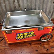 Vintage Hebrew National Hot Dog Steamer Cart Wagon Table Top Amp 2 Trays Usa Made