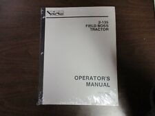 White Field Boss 2 135 Operators Manual 432443d May 1989