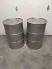 55 Gallon Stainless Steel Drum Barrel Closed Top Used