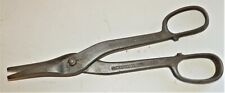 Vintage Tin Snips Sheet Metal Cutter Duck Bill Tip Crescent Tool Co T412 1960s