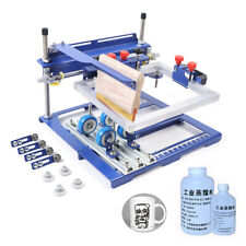 Screen Printing Curved Screen Press Manual Printing Machine For Bottle Mugs Cups