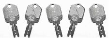 5 Replacement Forklift Equipment Ignition Keys For Clark Yale Hyster Gehl Crown