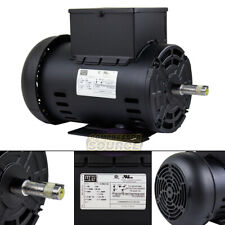 5 Hp Air Compressor Duty Electric Motor 56h Frame 3440 Rpm Single Phase Weg New
