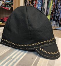 Wendys Welding Hat Made With Black And Gold Stitching New