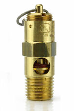 70 Psi Air Compressor Safety Relief Pop Off Valve Solid Brass 14 Male Npt New