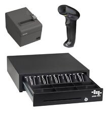 Pos Hardware Bundle For Square Stand Cash Drawer Receipt Printer Scanner