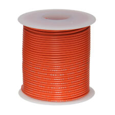26 Awg Gauge Solid Hook Up Wire Orange 25 Ft 00190 Ul1007 300 Volts