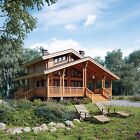 Log House Kit Lhbn125 Eco Friendly Wood Prefab Diy Building Cabin Home Modular