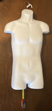 Mannequin Male Torso With Hanger White