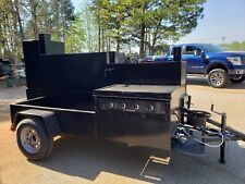 Blackstone Griddle Propane Godzilla Bbq Grill Smoker Trailer Food Truck Catering