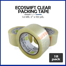 18 Rolls Carton Box Sealing Packaging Packing Tape 16mil 2 X 110 Yard 330 Ft