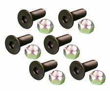 6 Caterpillar Style Skid Steer Cutting Edge Bolts W Nuts 159 2953 8t 4778