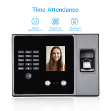 Biometric Face Fingerprint Attendance Machine Reader Usb Flash Driverampethernet
