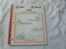 1988 Agco White New Idea Round Baler Hay Rakes Service Information Manual