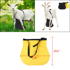 Hard Wearing And Weatherproof Apron With Harness For Goats Sheep Medium Yellow
