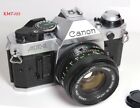 Canon Ae-1 Program 35mm Film Manual Camera W 50mm F1.8 Lens Excellent Condition
