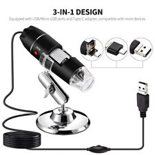 1600x Usb Digital Microscope Biological Endoscope Magnifier Camera Withstand M6x6