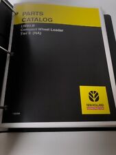 New Holland Lw80b Wheel Loader Parts Catalog Manual With Binder