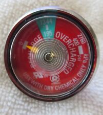 Lot Of 1 195 Psi Pressure Gauge For Portable Dry Chemical Fire Extinguisher