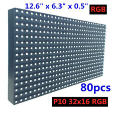 80pcs Outdoor Led Display P10 Medium 32x16 Rgb Led Matrix Panel 126 X 63