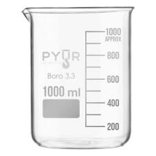 1 Glass Beaker Low Form With Spout And Graduations 1000ml