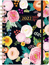 2022 Weekly Monthly Planner Hard Cover Planner With Elastic Closure Inner Pocket