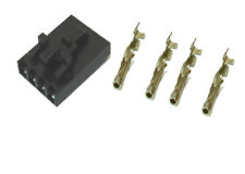 2543 2520 254mm 4 Pin Mini Latch Male Lock Pcb Connector Crimp Terminal 30 Set