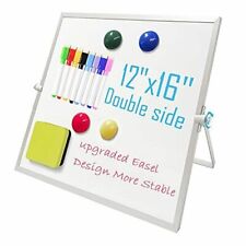 Dry Erase White Board Small 12x16 With 8clours Markers 4 Magnets 1