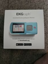 Sonohealth Portable Ekg Heart Rate Monitor Wireless Handheld Home Ecg Cardi