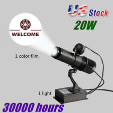 20w Desktop Or Mountable Led Gobo Projector Advertising Logo Light With Gobos