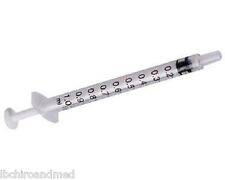 1 Cc Luer Slip Tuberculin Syringes 1ml Sterile New Syringe Only No Needle 1 Ea