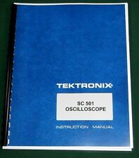 Tektronix Sc 501 Instruction Manual With 11x17 Foldouts Amp Protective Covers